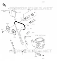 ARBRE A CAME/TENDEUR pour Kawasaki KLR650 2023