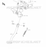 BEQUILLES pour Kawasaki KLR650 2023
