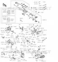 CHASSIS EQUIPMENT ELECTRIQUE pour Kawasaki KLR650 2023