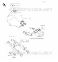ETIQUETTES pour Kawasaki KLR650 2023