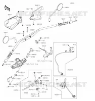 GUIDON pour Kawasaki KLR650 2023