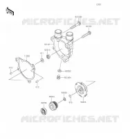 POMPE &Agrave; EAU pour Kawasaki KLR650 2023