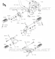 REPOSE PIED pour Kawasaki KLR650 2023