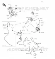 RESERVOIR CARBURANT pour Kawasaki KLR650 2023