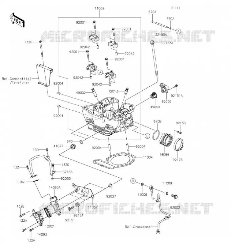 CULASSE Kawasaki MOTOS 650 2023 KLR650  KL650GPFNN