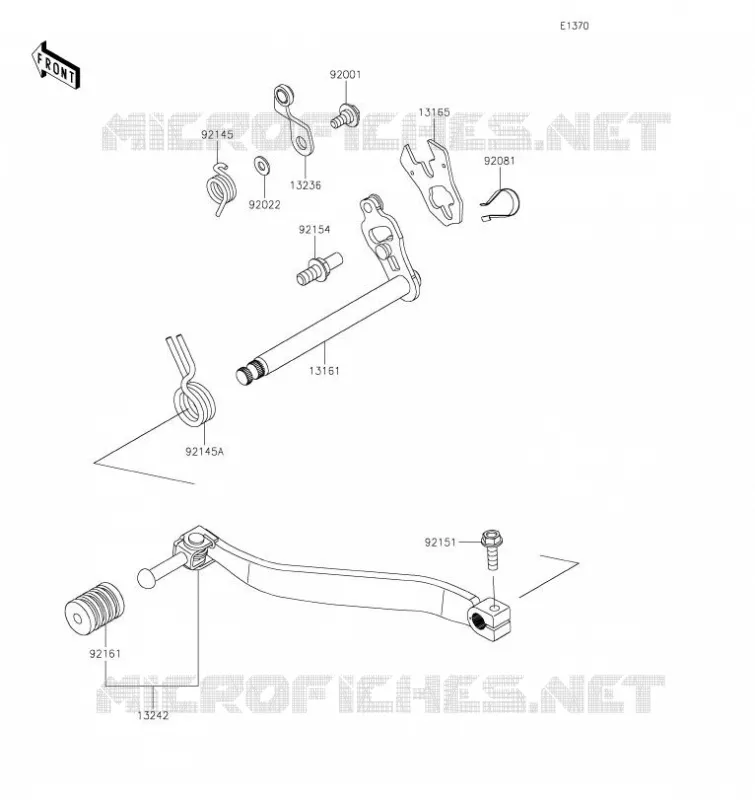 SELECTEUR Kawasaki MOTOS 650 2023 KLR650  KL650GPFNN