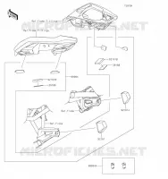 ACCESSOIRE(Bag Fitting Kit) pour Kawasaki VERSYS 650 2023