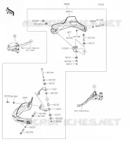 ACCESSOIRE(Hand Cover) pour Kawasaki VERSYS 650 2023