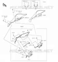 ACCESSOIRE(PARE BRISE) pour Kawasaki VERSYS 650 2023