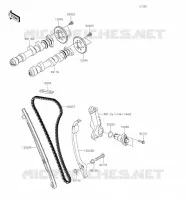 ARBRE A CAME/TENDEUR pour Kawasaki VERSYS 650 2023