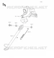 BEQUILLES pour Kawasaki VERSYS 650 2023