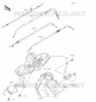 CABLES pour Kawasaki VERSYS 650 2023
