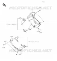 CARENAGE INFERIEUR pour Kawasaki VERSYS 650 2023
