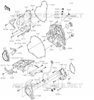 COUVERCLES MOTEUR pour Kawasaki VERSYS 650 2023