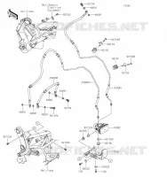 DURITE DE FREIN pour Kawasaki VERSYS 650 2023