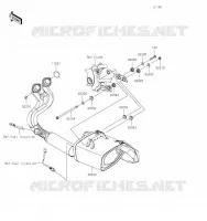 &Eacute;CHAPPEMENT pour Kawasaki VERSYS 650 2023