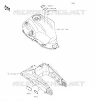 ETIQUETTES pour Kawasaki VERSYS 650 2023