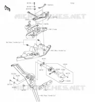 FEUX ARRI&Egrave;RE(S) pour Kawasaki VERSYS 650 2023