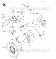 FREIN ARRIERE pour Kawasaki VERSYS 650 2023