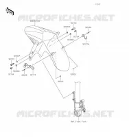 GARDE BOUE AVANT pour Kawasaki VERSYS 650 2023