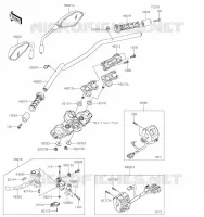 GUIDON pour Kawasaki VERSYS 650 2023