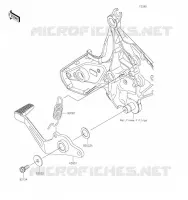 PEDALE DE FREIN pour Kawasaki VERSYS 650 2023