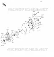 POMPE &Agrave; EAU pour Kawasaki VERSYS 650 2023