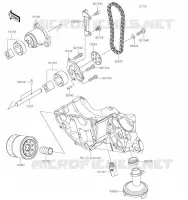 POMPE A HUILE pour Kawasaki VERSYS 650 2023