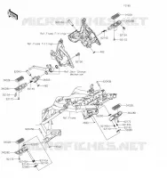 REPOSE PIED pour Kawasaki VERSYS 650 2023