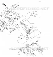 SUSPENSION/AMORTISSEUR pour Kawasaki VERSYS 650 2023