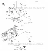 TUYAU D'EAU pour Kawasaki VERSYS 650 2023