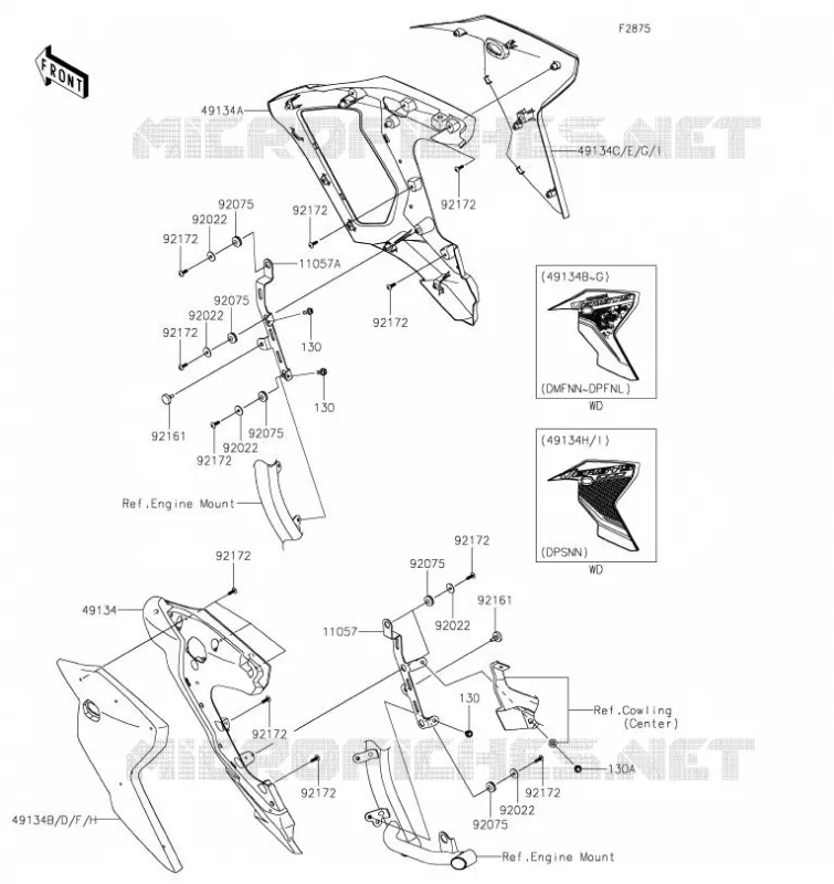 ECOPE Kawasaki MOTOS 1000 2023 VERSYS 1000 SE  KLZ1000DPFNL