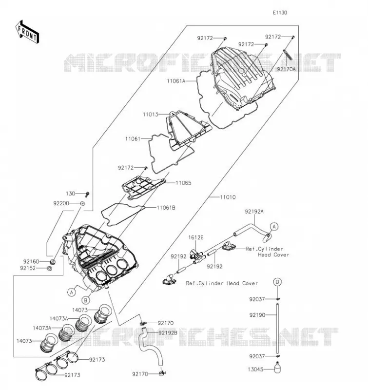 FILTRE A AIR Kawasaki MOTOS 1000 2023 VERSYS 1000 SE  KLZ1000DPSNN