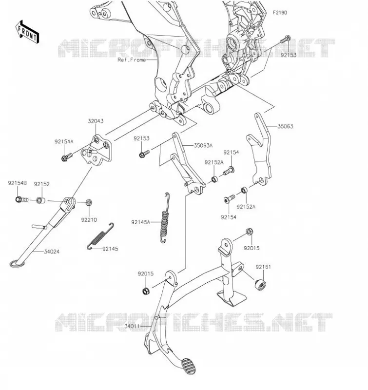 BEQUILLES Kawasaki MOTOS 1000 2023 VERSYS 1000 SE  KLZ1000DPSNN