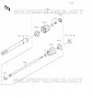 ACCESSOIRE(Axle Slider) pour Kawasaki Z1000 2022