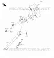 BEQUILLES pour Kawasaki Z1000 2022