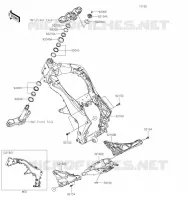 CADRE pour Kawasaki Z1000 2022