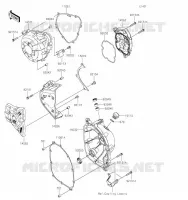 COUVERCLES MOTEUR pour Kawasaki Z1000 2022