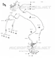 DURITE DE FREIN pour Kawasaki Z1000 2022