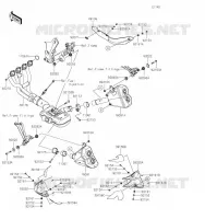 &Eacute;CHAPPEMENT pour Kawasaki Z1000 2022