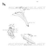 ETIQUETTES pour Kawasaki Z1000 2022