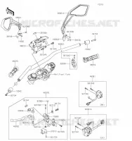 GUIDON pour Kawasaki Z1000 2022
