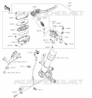 MAITRE CYLINDRE AV pour Kawasaki Z1000 2022