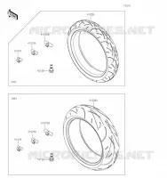 PNEUS pour Kawasaki Z1000 2022