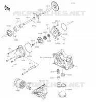 POMPE A HUILE pour Kawasaki Z1000 2022