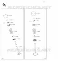SOUPAPE pour Kawasaki Z1000 2022