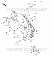 SUPPORT MOTEUR pour Kawasaki Z1000 2022