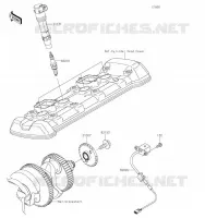 SYSTEME D&acute;ALLUMAGE pour Kawasaki Z1000 2022