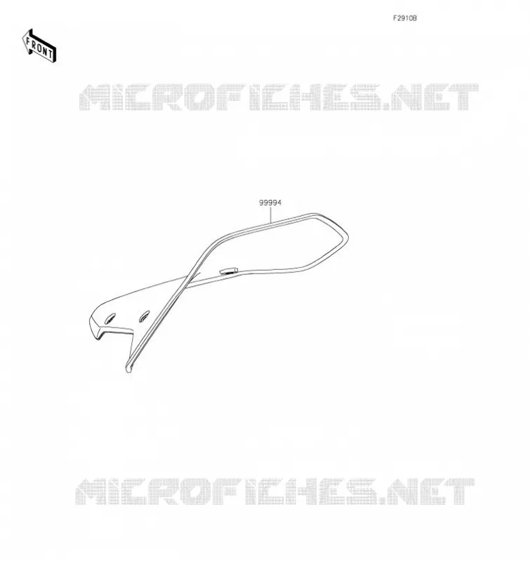 ACCESSOIRE(COUVRE COMPTEUR) Kawasaki MOTOS 1000 2023 Z H2  ZR1000KPFAL
