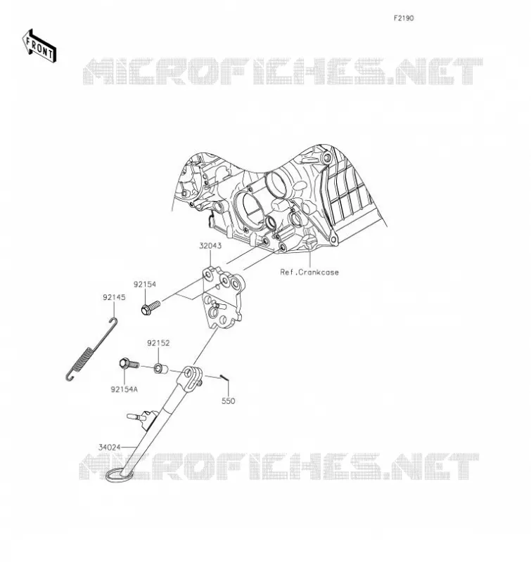 BEQUILLES Kawasaki MOTOS 1000 2023 Z H2 SE  ZR1000LPFNN
